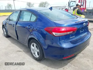 2018 Kia Forte LX with VIN 3KPFK4A77JE230246, listed as a IAAI auction lot 42031081 with 90,456 mi miles. Bid and sale history available at carsss.com. Image 3.