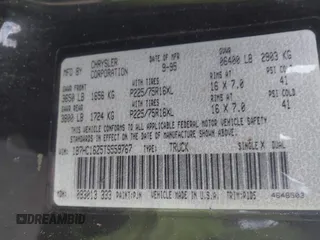 1996 Dodge 1500 с VIN 1B7HC16Z5TS559767, выставлен на аукционе IAAI как лот 41540560 с пробегом 194 340 миль миль и . История ставок и продаж доступна на DreamBid. Изображение 9.