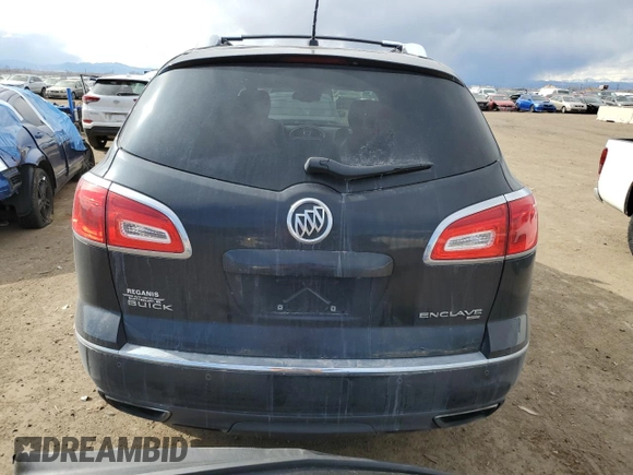 2014 Buick Enclave Premium with VIN 5GAKVCKD0EJ232144, listed as a Copart auction lot 46697835 with 126,069 mi miles and Salvage Title. Bid and sale history available at DreamBid. Image 6.