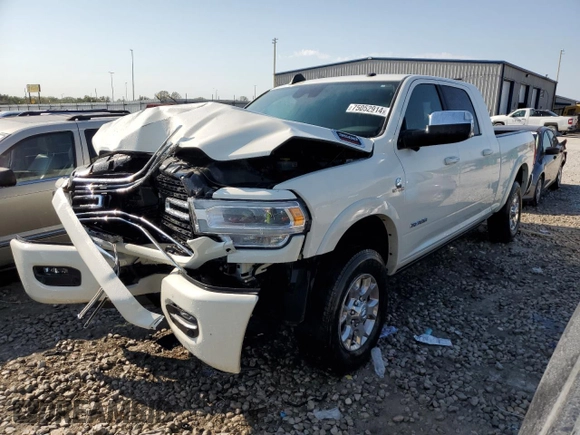 2020 Ram 3500 Laramie z VIN 3C63R3ML1LG170819, wystawiony jako Copart lot #75052914 z przebiegiem 20 595 mil mil oraz Szkoda całkowita • Salvage title. Historia ofert i sprzedaży dostępna na DreamBid. Obrazek 1.