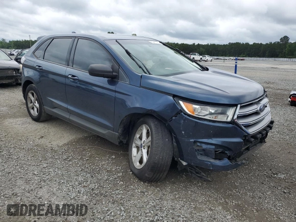2017 Ford Edge SE with VIN 2FMPK3G99HBC01321, listed as a Copart auction lot 60413185 with 95,700 mi miles and Salvage title. Bid and sale history available at DreamBid. Image 4.