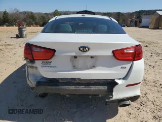 2014 Kia Optima LX with VIN 5XXGM4A74EG302158, listed as a Copart auction lot 46492685 with 147,302 mi miles and Salvage Title. Bid and sale history available at carsss.com. Image 6.