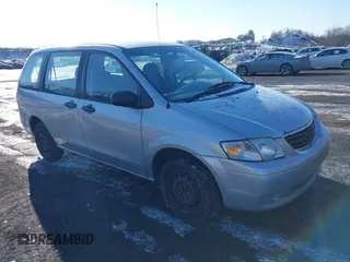 2000 Mazda MPV DX with VIN JM3LW28G1Y0160707, listed as a IAAI auction lot 41420315 with 209,564 mi miles. Bid and sale history available at carsss.com. Image 1.