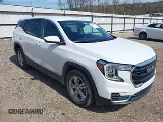 2022 GMC Terrain SLE z VIN 3GKALMEV8NL133966, wystawiony jako IAAI lot #41675034 z przebiegiem 52 296 mil mil oraz . Historia ofert i sprzedaży dostępna na DreamBid. Obrazek 1.