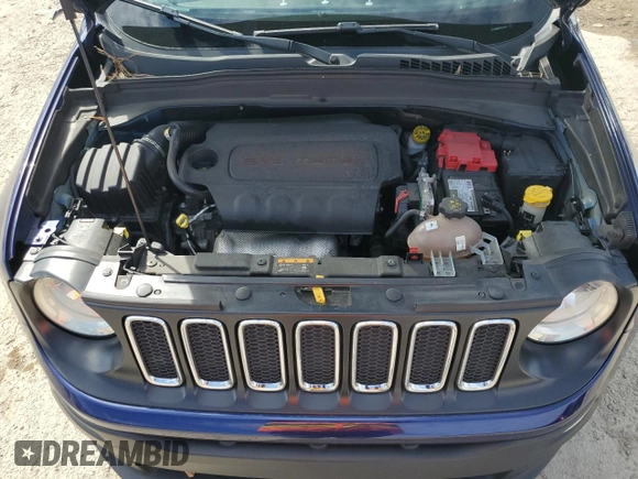 2018 Jeep Renegade Sport with VIN ZACCJBAB8JPJ44121, listed as a Copart auction lot 46393245 with 85,293 mi miles and Salvage title. Bid and sale history available at DreamBid. Image 12.
