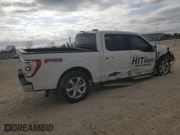 2022 Ford F-150 XL with VIN 1FTFW1E59NKE75449, listed as a Copart auction lot 85910204 with Not Provided miles and Salvage Title. Bid and sale history available at carsss.com. Image 3.