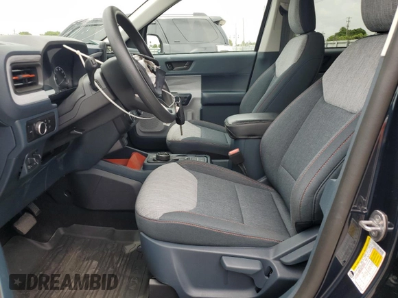 2023 Ford Maverick XL with VIN 3FTTW8F93PRA24562, listed as a Copart auction lot 62538725 with 7,973 mi miles and Salvage title. Bid and sale history available at DreamBid. Image 7.