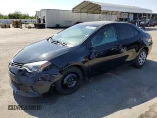 2016 Toyota Corolla L with VIN 5YFBURHE0GP410329, listed as a Copart auction lot 62483325 with 62,587 mi miles and Salvage title. Bid and sale history available at DreamBid. Image 1.