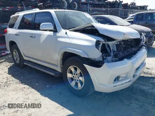 2013 Toyota 4Runner SR5 with VIN JTEZU5JR6D5052159, listed as a IAAI auction lot 41704453 with 188,276 mi miles and . Bid and sale history available at DreamBid. Image 1.