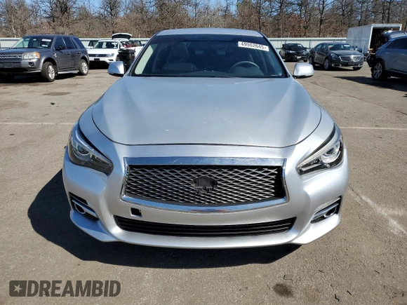 2017 Infiniti Q50 2.0t Premium with VIN JN1CV7AR7HM682645, listed as a Copart auction lot 49962645 with 85,715 mi miles and Salvage Title. Bid and sale history available at carsss.com. Image 5.
