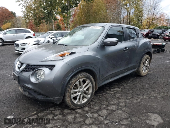 2016 Nissan Juke SL with VIN JN8AF5MV9GT653669, listed as a Copart auction lot 80760684 with 64,900 mi miles and Salvage Title. Bid and sale history available at DreamBid. Image 1.