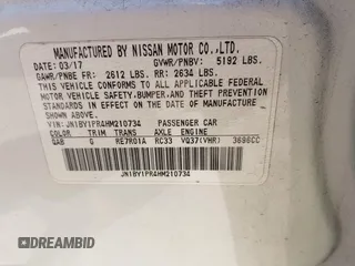2017 Infiniti Q70 3.7 with VIN JN1BY1PR4HM210734, listed as a IAAI auction lot 41781440 with 146,030 mi miles and . Bid and sale history available at DreamBid. Image 9.