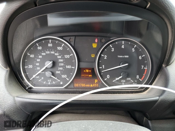 2012 BMW 1 Series 135i with VIN WBAUC9C5XCVM13083, listed as a Copart auction lot 47452225 with 81,786 mi miles and Salvage title. Bid and sale history available at DreamBid. Image 9.