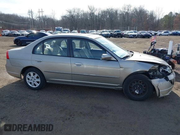 2003 Honda Civic EX with VIN 2HGES26733H626191, listed as a IAAI auction lot 41623055 with 107,125 mi miles and . Bid and sale history available at DreamBid. Image 13.