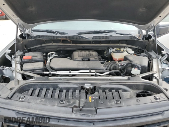 2022 Chevrolet Silverado 1500 Custom with VIN 1GCPABEK8NZ564404, listed as a Copart auction lot 47137815 with 24,760 mi miles and Salvage Title. Bid and sale history available at DreamBid. Image 12.