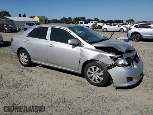 2010 Toyota Corolla with VIN 1NXBU4EE1AZ262415, listed as a Copart auction lot 62133055 with Not provided miles and Clean title. Bid and sale history available at DreamBid. Image 4.