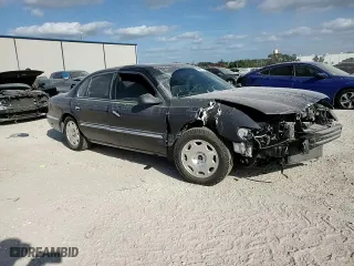 2001 Lincoln Continental with VIN 1LNHM97V21Y680964, listed as a Copart auction lot 80640714 with 0 mi miles and Salvage Title. Bid and sale history available at carsss.com. Image 10.