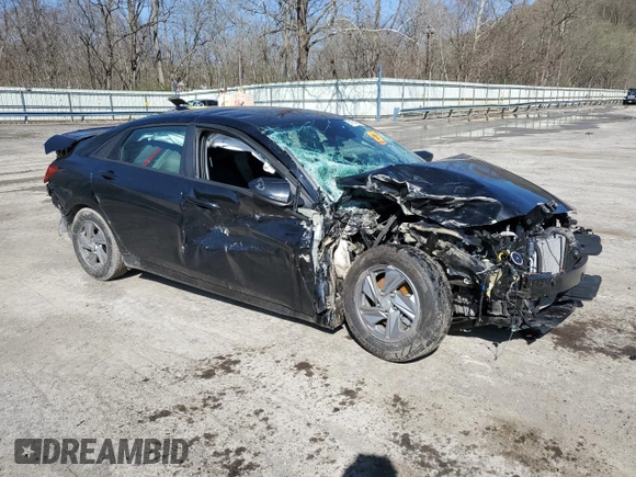2024 Hyundai Elantra SE with VIN KMHLL4DG1RU683976, listed as a Copart auction lot 51864595 with Not Provided miles and Salvage Title. Bid and sale history available at DreamBid. Image 4.