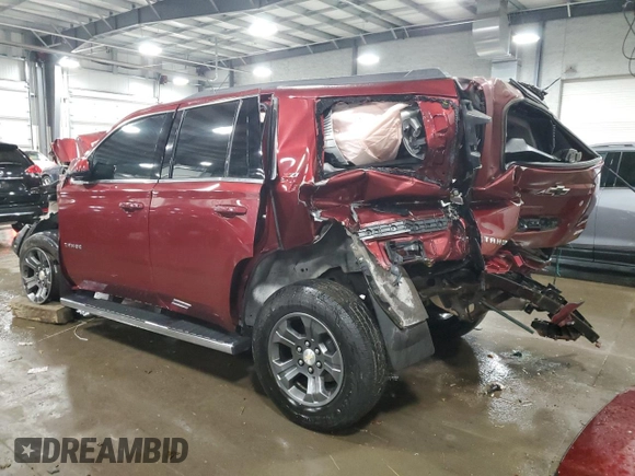 2016 Chevrolet Tahoe LT with VIN 1GNSKBKC2GR332010, listed as a Copart auction lot 45983515 with Not Provided miles and Non Repairable. Bid and sale history available at DreamBid. Image 2.
