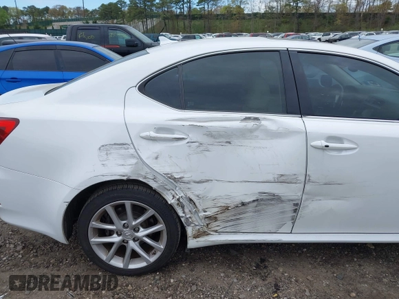 2013 Lexus IS 250 with VIN JTHCF5C21D5062052, listed as a IAAI auction lot 42121728 with 96,984 mi miles and . Bid and sale history available at DreamBid. Image 6.