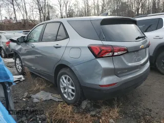 2024 Chevrolet Equinox LS with VIN 3GNAX5EG7RL336903, listed as a Copart auction lot 46473485 with 1,571 mi miles and Salvage Title. Bid and sale history available at carsss.com. Image 2.