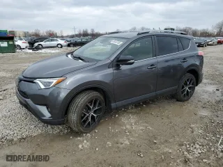 2018 Toyota RAV4 SE with VIN JTMJFREV8JJ748437, listed as a Copart auction lot 46445155 with 76,394 mi miles and Salvage Title. Bid and sale history available at carsss.com. Image 1.