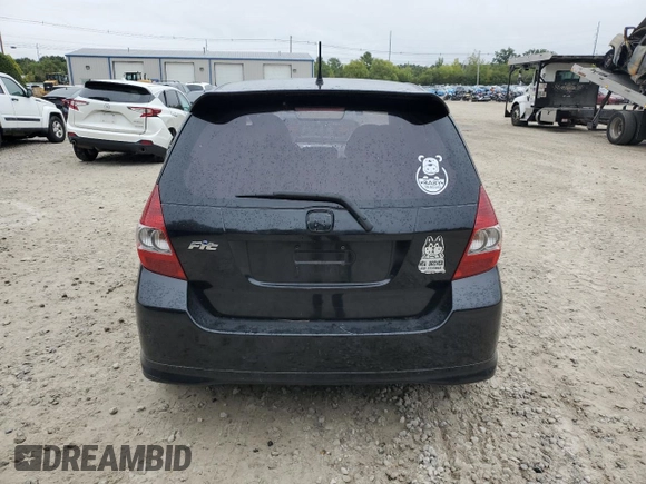 2007 Honda Fit Sport with VIN JHMGD38667S011269, listed as a Copart auction lot 72401364 with 177,032 mi miles and Clean Title. Bid and sale history available at carsss.com. Image 6.