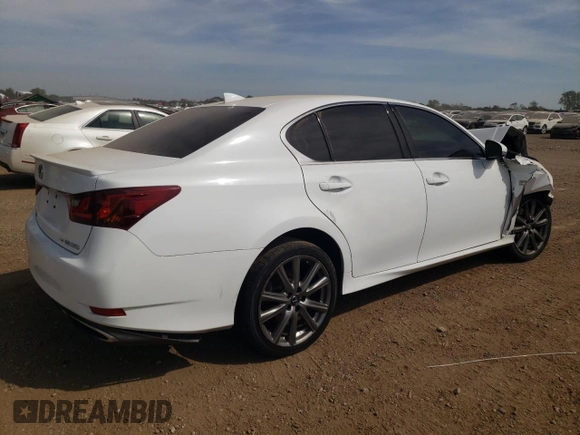 2015 Lexus GS 350 with VIN JTHCE1BL5FA004705, listed as a Copart auction lot 71223184 with 123,671 mi miles and Salvage Title. Bid and sale history available at DreamBid. Image 3.