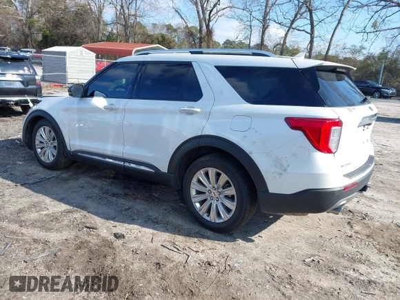 2023 Ford Explorer Limited with VIN 1FMSK7FH8PGC03224, listed as a IAAI auction lot 41625519 with 22,123 mi miles. Bid and sale history available at carsss.com. Image 3.