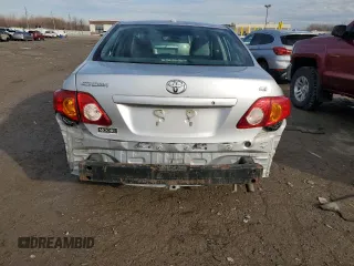 2009 Toyota Corolla with VIN 2T1BU40E59C133095, listed as a Copart auction lot 43454245 with 135,017 mi miles and Salvage Title. Bid and sale history available at carsss.com. Image 6.