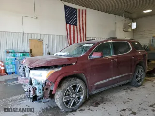 2017 GMC Acadia Denali with VIN 1GKKNXLS1HZ166359, listed as a Copart auction lot 45140535 with 121,783 mi miles and Salvage Title. Bid and sale history available at carsss.com. Image 1.
