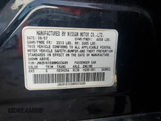2008 Infiniti G35 Journey с VIN JNKBV61E88M203485, выставлен на аукционе Copart как лот 63733125 с пробегом 159 285 миль миль и Списание • Salvage title. История ставок и продаж доступна на DreamBid. Изображение 12.