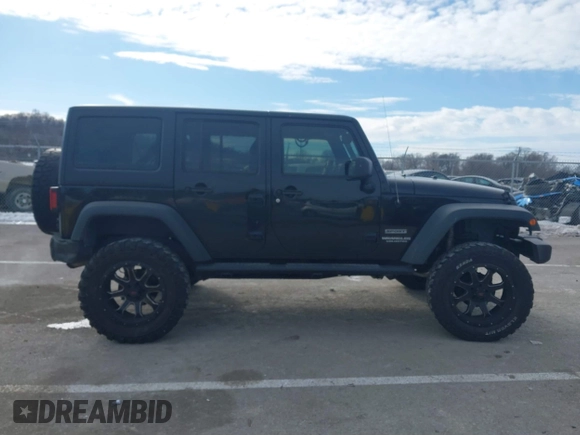 2017 Jeep Wrangler Unlimited Sport with VIN 1C4BJWDG1HL733474, listed as a IAAI auction lot 41395245 with 275,871 mi miles. Bid and sale history available at carsss.com. Image 14.