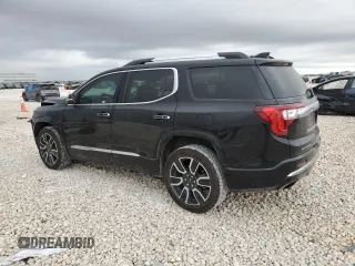 2020 GMC Acadia Denali with VIN 1GKKNPLS6LZ142597, listed as a Copart auction lot 50744275 with 63,053 mi miles and Salvage title. Bid and sale history available at DreamBid. Image 2.