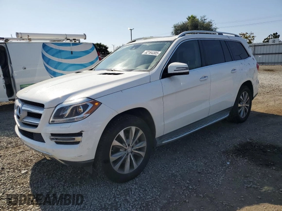2014 Mercedes-Benz GL 450 with VIN 4JGDF7CEXEA412925, listed as a Copart auction lot 62164305 with 123,982 mi miles and Clean title. Bid and sale history available at DreamBid. Image 1.