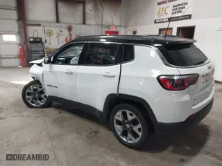2020 Jeep Compass Limited with VIN 3C4NJDCB3LT120048, listed as a IAAI auction lot 41366651 with 83,260 mi miles. Bid and sale history available at carsss.com. Image 3.