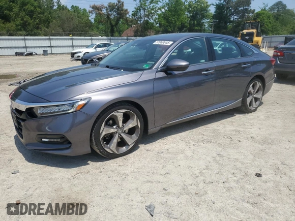 2019 Honda Accord Touring with VIN 1HGCV2F95KA028021, listed as a Copart auction lot 57060845 with 86,014 mi miles and Salvage title. Bid and sale history available at DreamBid. Image 1.