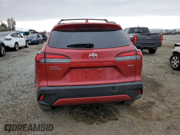 2023 Toyota Corolla Cross XLE с VIN 7MUDAAAGXPV069730, выставлен на аукционе Copart как лот 55795035 с пробегом 26 368 миль миль и Списание • Salvage title. История ставок и продаж доступна на DreamBid. Изображение 6.