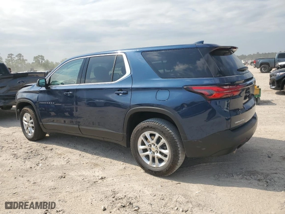 2022 Chevrolet Traverse LS with VIN 1GNERFKW7NJ169151, listed as a Copart auction lot 53361845 with 45,178 mi miles and Salvage Title. Bid and sale history available at carsss.com. Image 2.