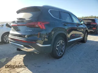 2023 Hyundai Santa Fe Hybrid SEL Premium with VIN 5NMS3DA14PH023676, listed as a Copart auction lot 75521434 with 4,222 mi miles and Salvage Title. Bid and sale history available at carsss.com. Image 3.