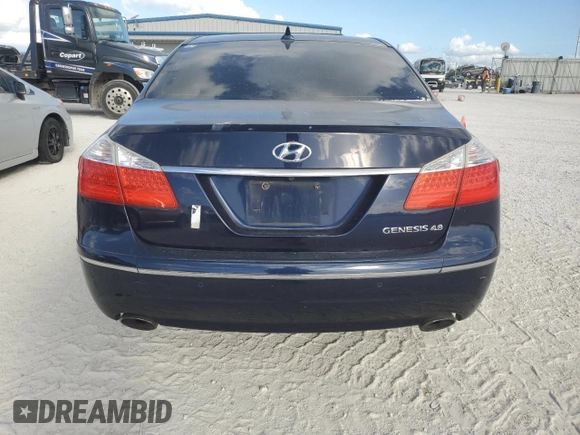 2011 Hyundai Genesis with VIN KMHGC4DF7BU139819, listed as a Copart auction lot 77091184 with 179,787 mi miles and Non Repairable. Bid and sale history available at carsss.com. Image 6.