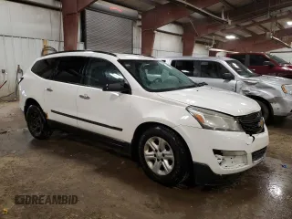2013 Chevrolet Traverse LS with VIN 1GNKRFED5DJ184999, listed as a Copart auction lot 52169635 with 0 mi miles and Clean Title. Bid and sale history available at carsss.com. Image 4.