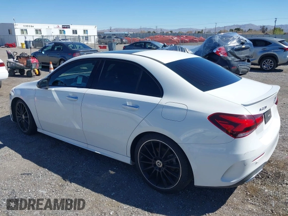 2021 Mercedes-Benz A 220 with VIN W1K3G4EB5MJ271412, listed as a IAAI auction lot 41862593 with 86,155 mi miles and . Bid and sale history available at DreamBid. Image 3.