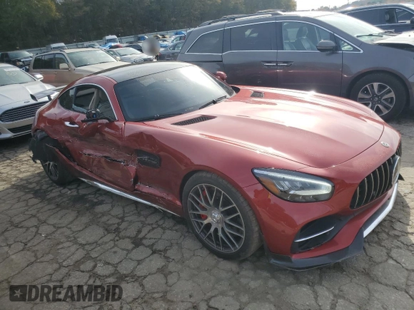 2020 Mercedes-Benz AMG GT with VIN WDDYJ8AA6LA025673, listed as a Copart auction lot 82607534 with 54,724 mi miles and Salvage title. Bid and sale history available at DreamBid. Image 4.