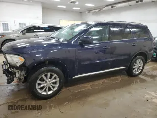2017 Dodge Durango SXT z VIN 1C4RDJAGXHC937218, wystawiony jako Copart lot #61018545 z przebiegiem 97 063 mil mil oraz Czysty tytuł • Clean title. Historia ofert i sprzedaży dostępna na DreamBid. Obrazek 1.