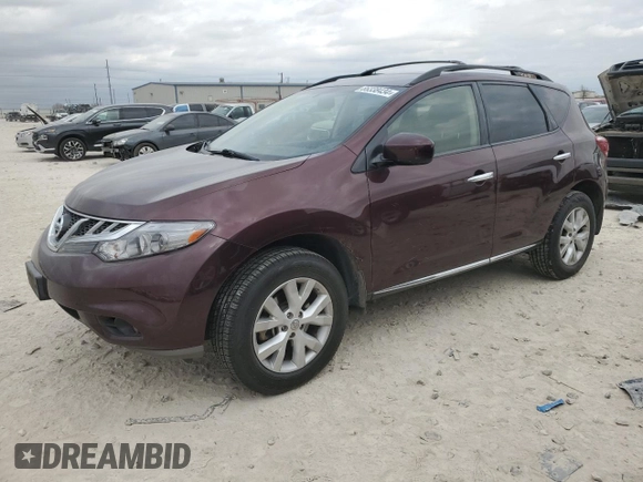 2013 Nissan Murano S with VIN JN8AZ1MU5DW206712, listed as a Copart auction lot 86338434 with 118,819 mi miles and Clean Title. Bid and sale history available at carsss.com. Image 1.
