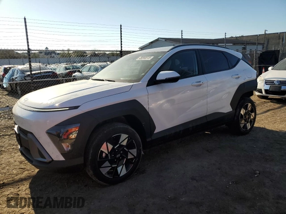 2024 Hyundai Kona SEL with VIN KM8HBCAB2RU058921, listed as a Copart auction lot 45890515 with 17,618 mi miles and Salvage Title. Bid and sale history available at carsss.com. Image 1.