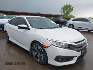 2018 Honda Civic EX-L z VIN JHMFC1F75JX035622, wystawiony jako IAAI lot #42070941 z przebiegiem 86 966 mil mil oraz . Historia ofert i sprzedaży dostępna na DreamBid. Obrazek 1.