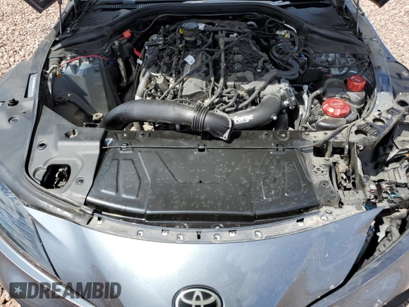 2021 Toyota Supra 3.0 z VIN WZ1DB0C02MW035473, wystawiony jako Copart lot #52582315 z przebiegiem Nie podano mil oraz Szkoda całkowita • Salvage title. Historia ofert i sprzedaży dostępna na DreamBid. Obrazek 11.