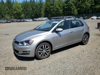 2015 Volkswagen Golf TSI SEL with VIN 3VW217AU4FM087808, listed as a Copart auction lot 64694935 with 85,114 mi miles and Salvage title. Bid and sale history available at DreamBid. Image 1.